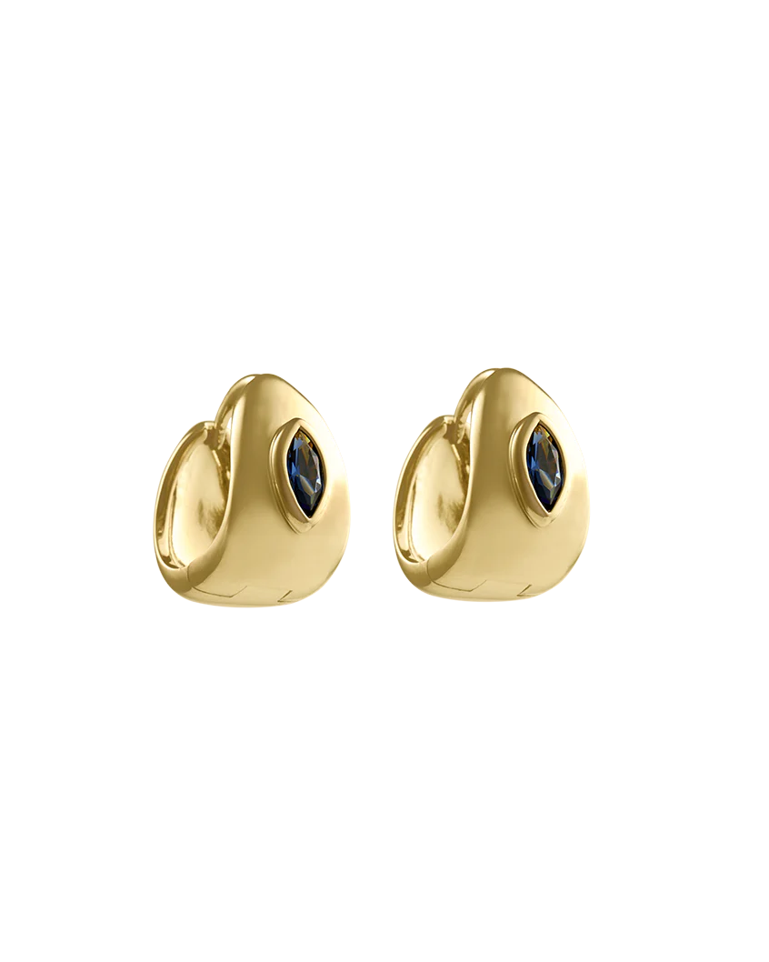 Kirstin Ash Ink Hoops (18k Gold Plated)