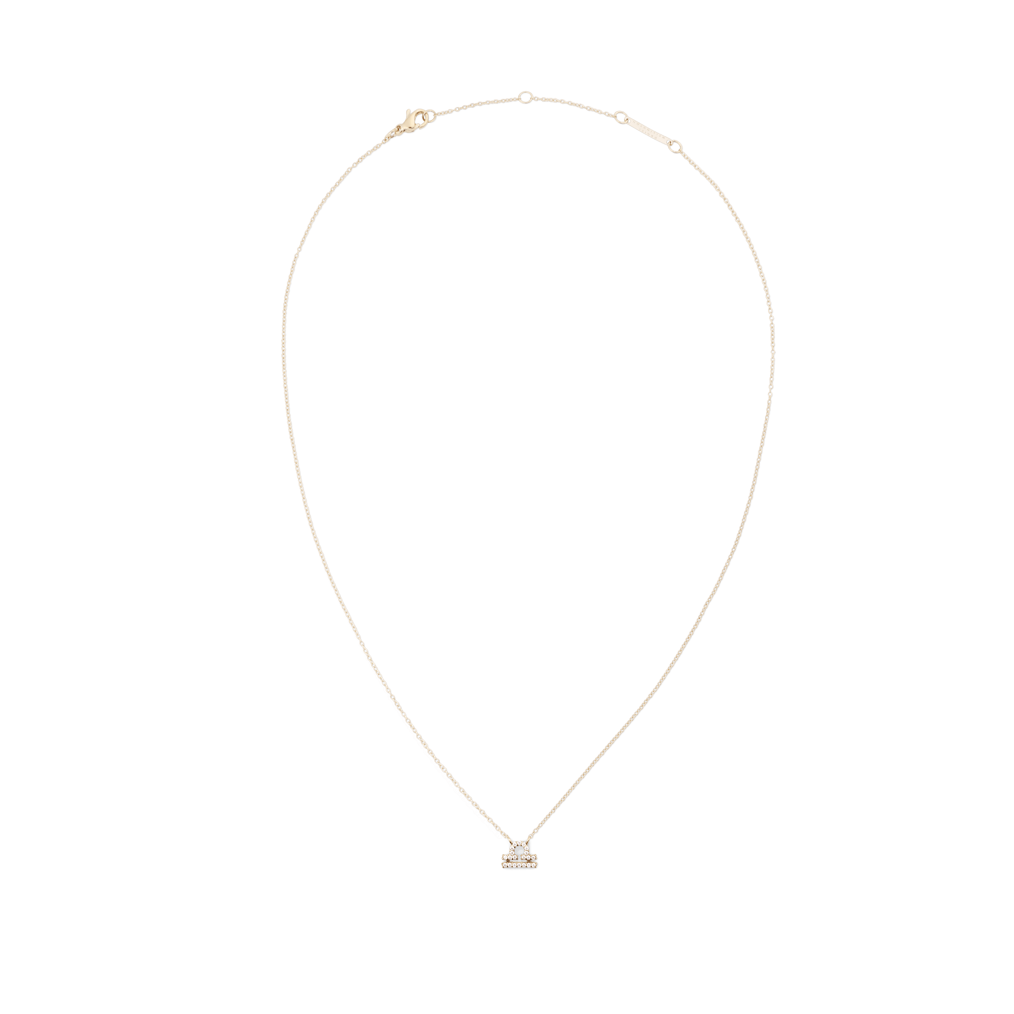 Daniel Wellington Zodiac Crystal Necklace Gold