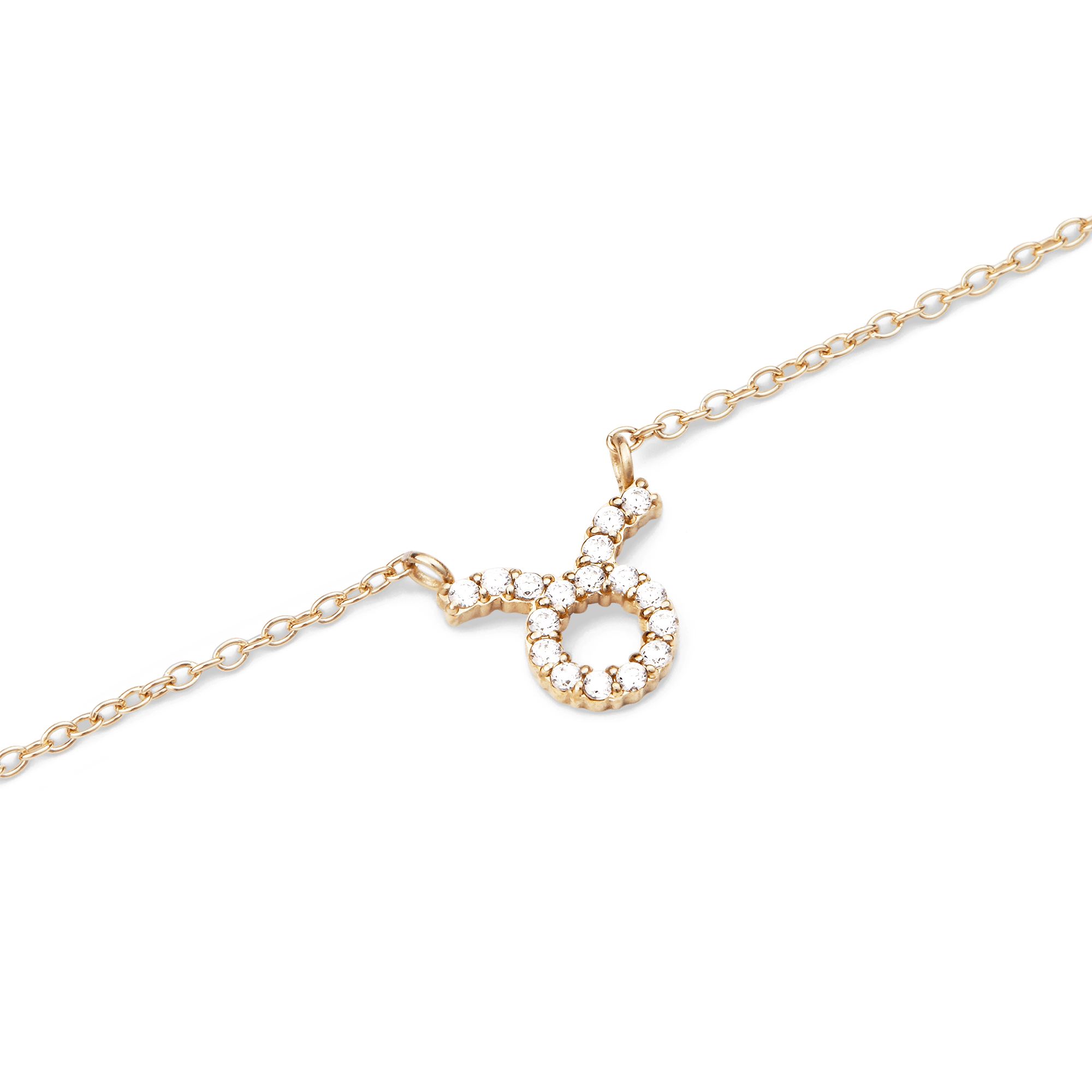 Daniel Wellington Zodiac Crystal Necklace Gold