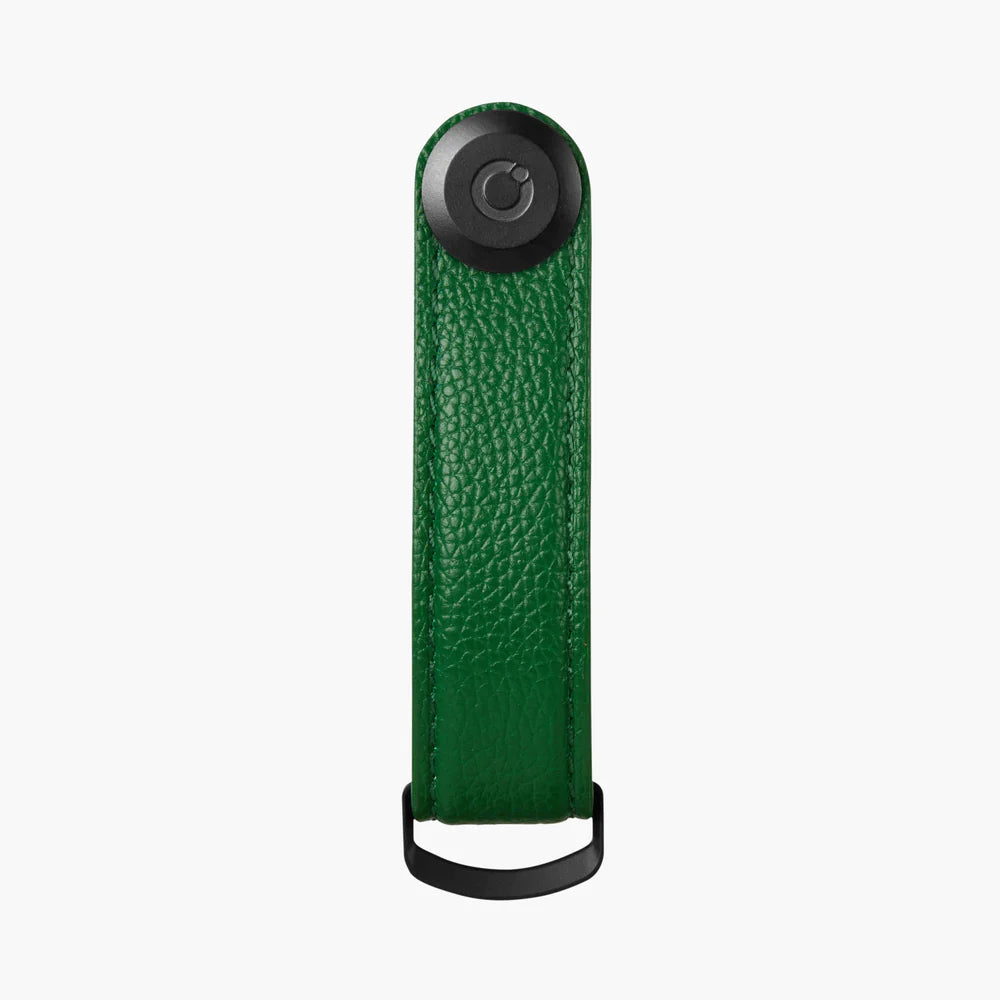 Orbitkey Pebbled Leather Key Organiser- Emerald