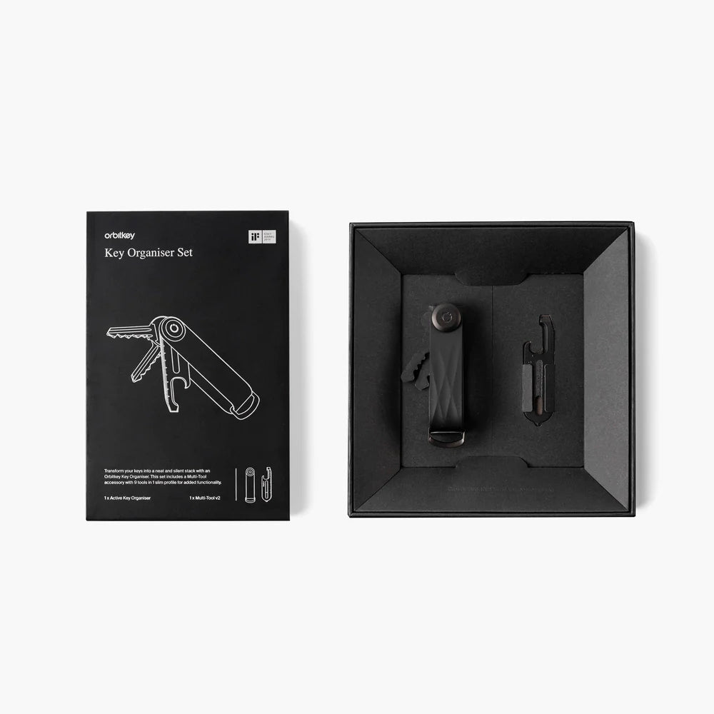 Orbit Key Active Key Organiser + Multitool Set