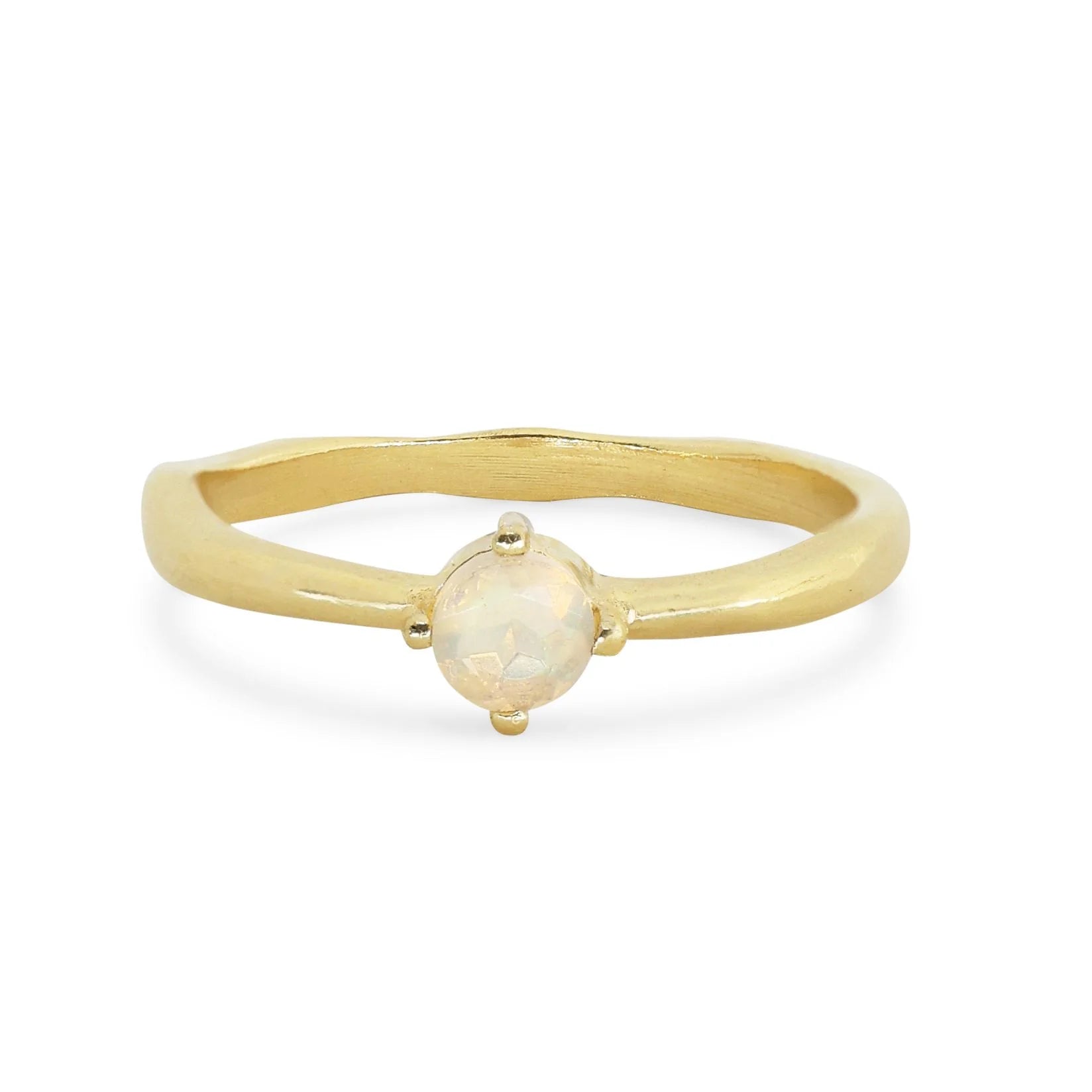 Toni May October Opal Gold Birthstone Ring