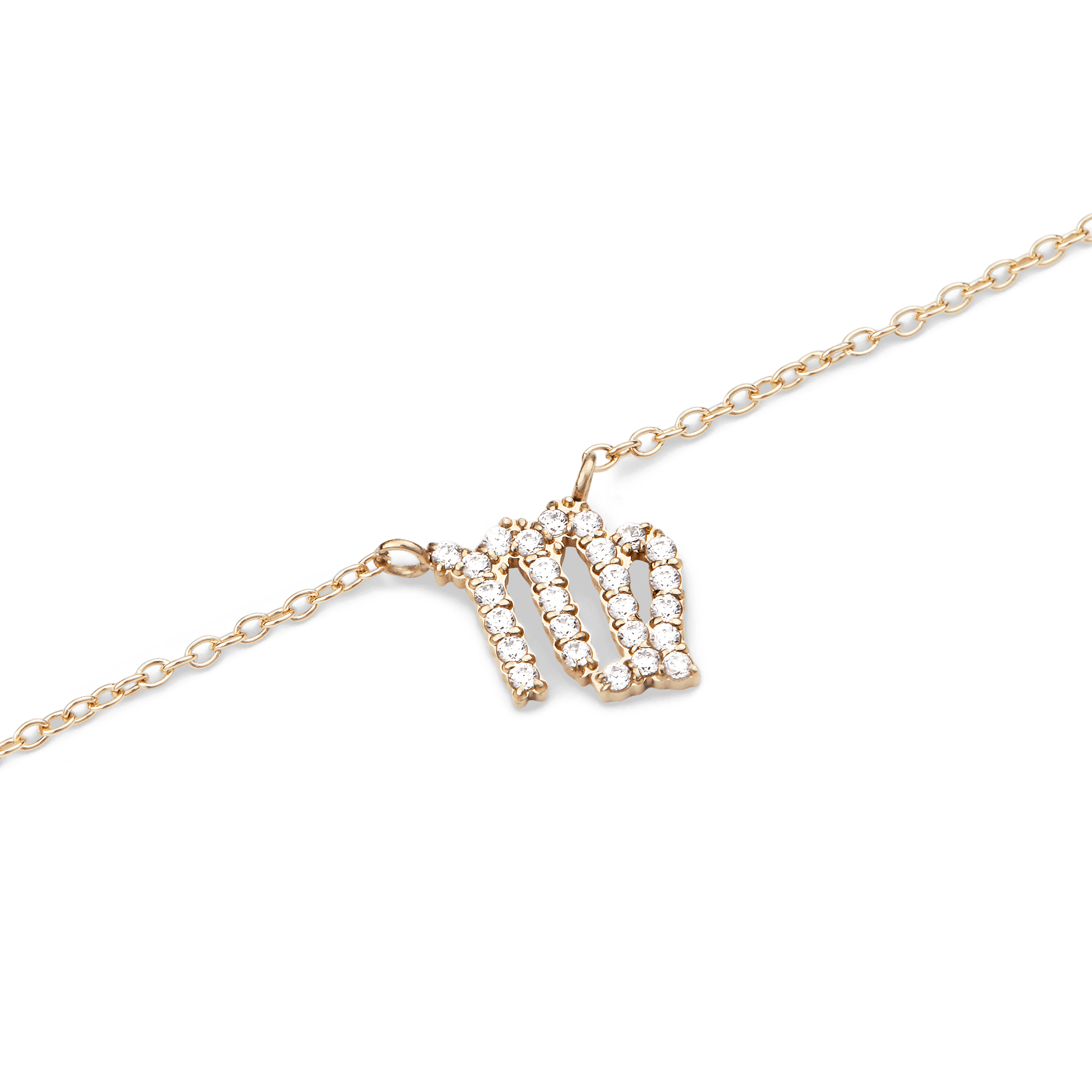 Daniel Wellington Zodiac Crystal Necklace Gold