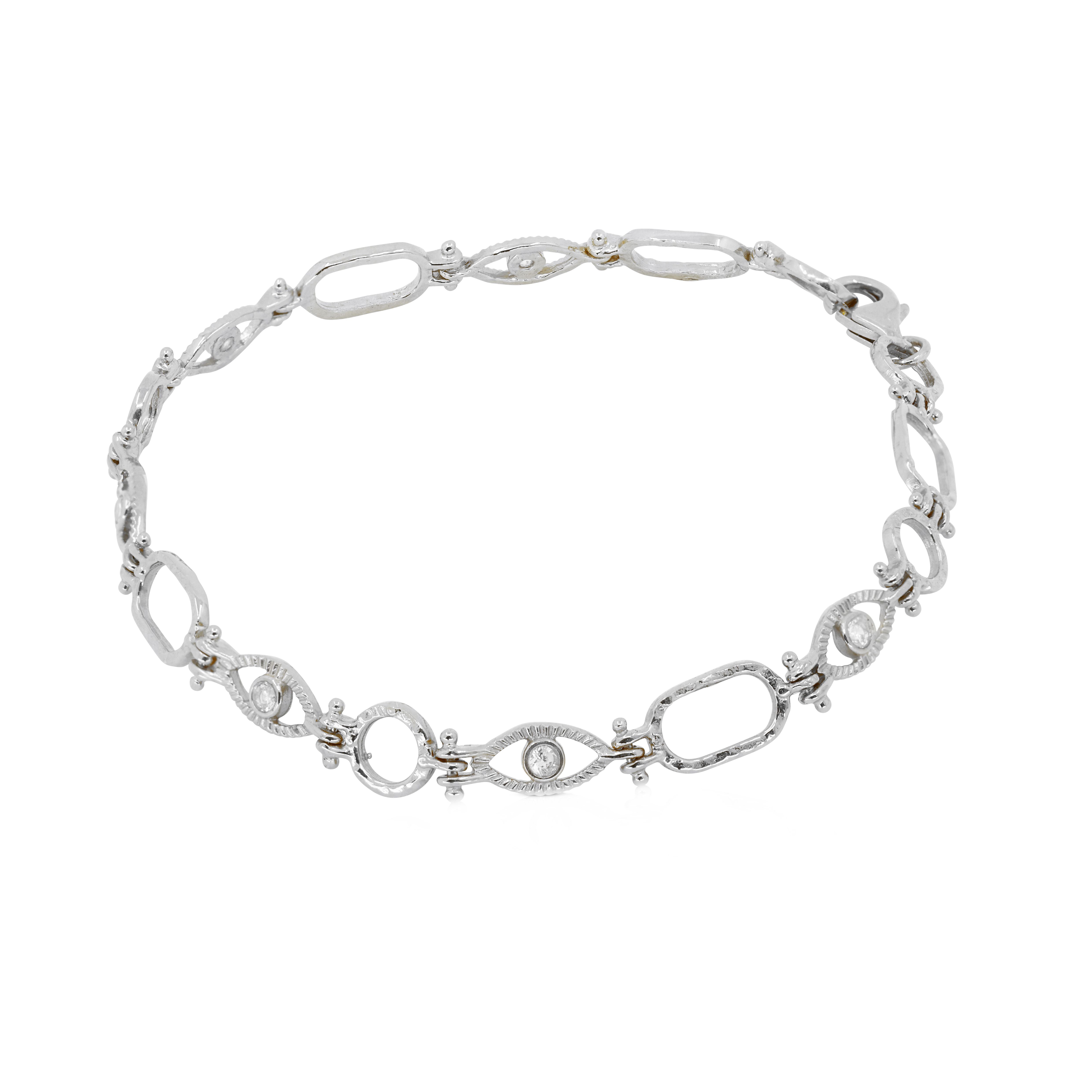 Toni May All Seeing Eye Silver Bracelet