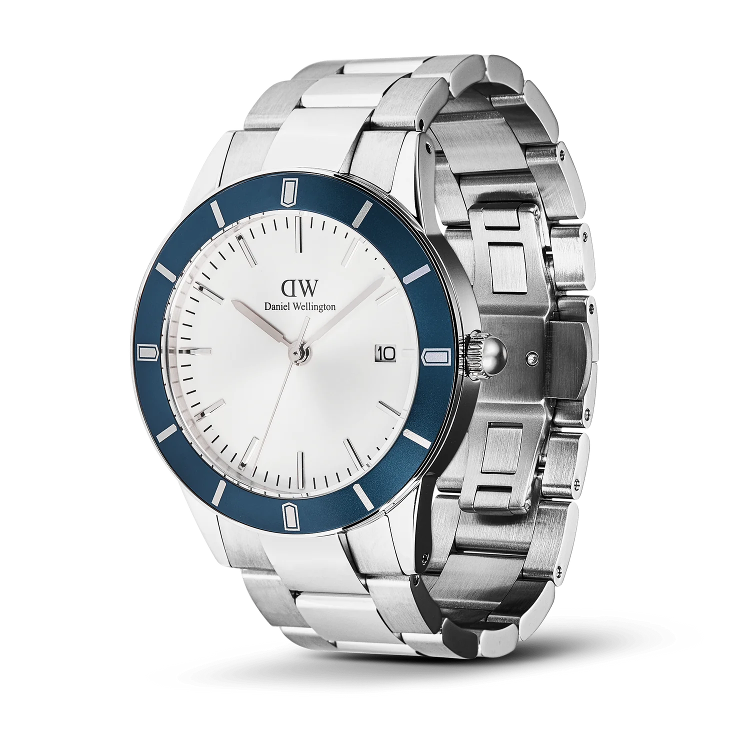 Daniel Wellington Iconic Paradigma Link Blue Bezel Silver