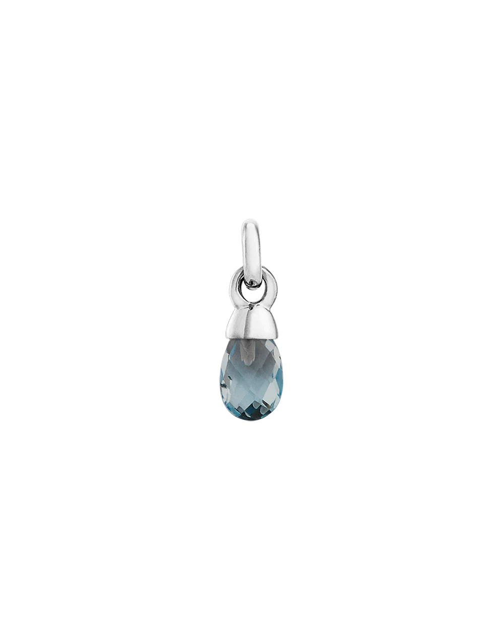 Kirstin Ash London Blue Topaz Gemstone Pendant Sterling Silver