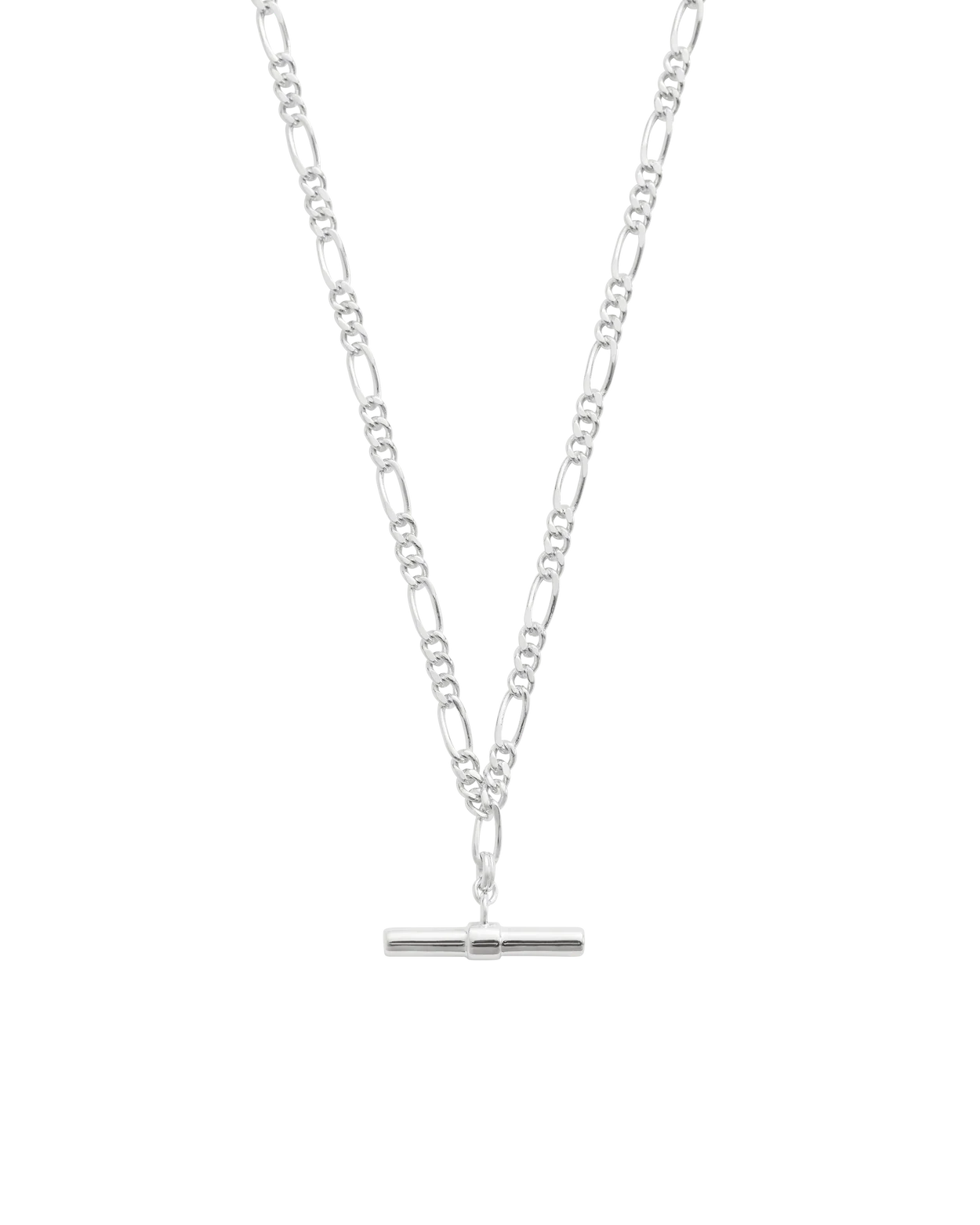 Kirstin Ash Rhythm T-bar Necklace Silver