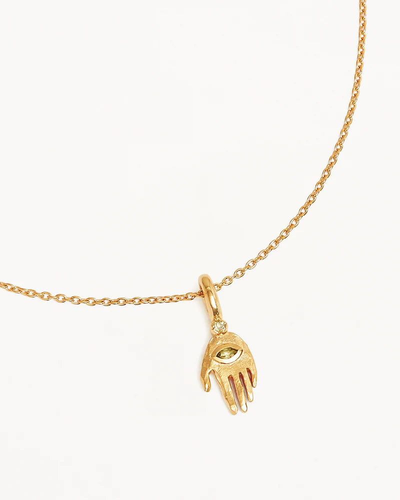 By Charlotte 18k Gold Vermeil Guided Soul Necklace