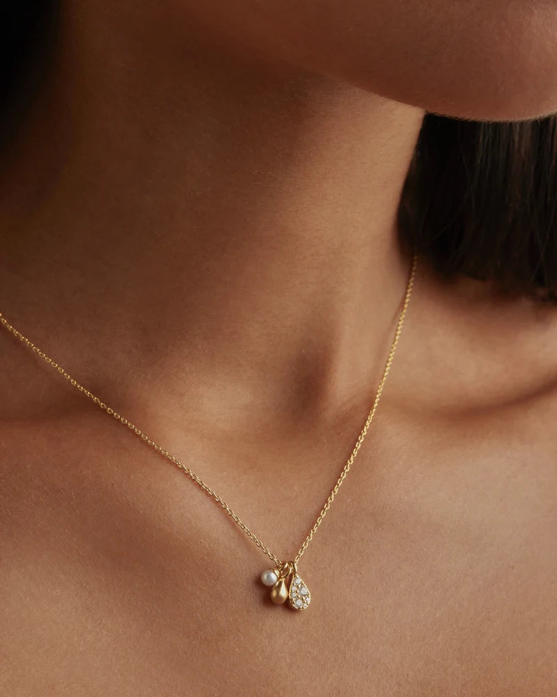 By Charlotte 18k Gold Vermeil Ocean Mist Necklace