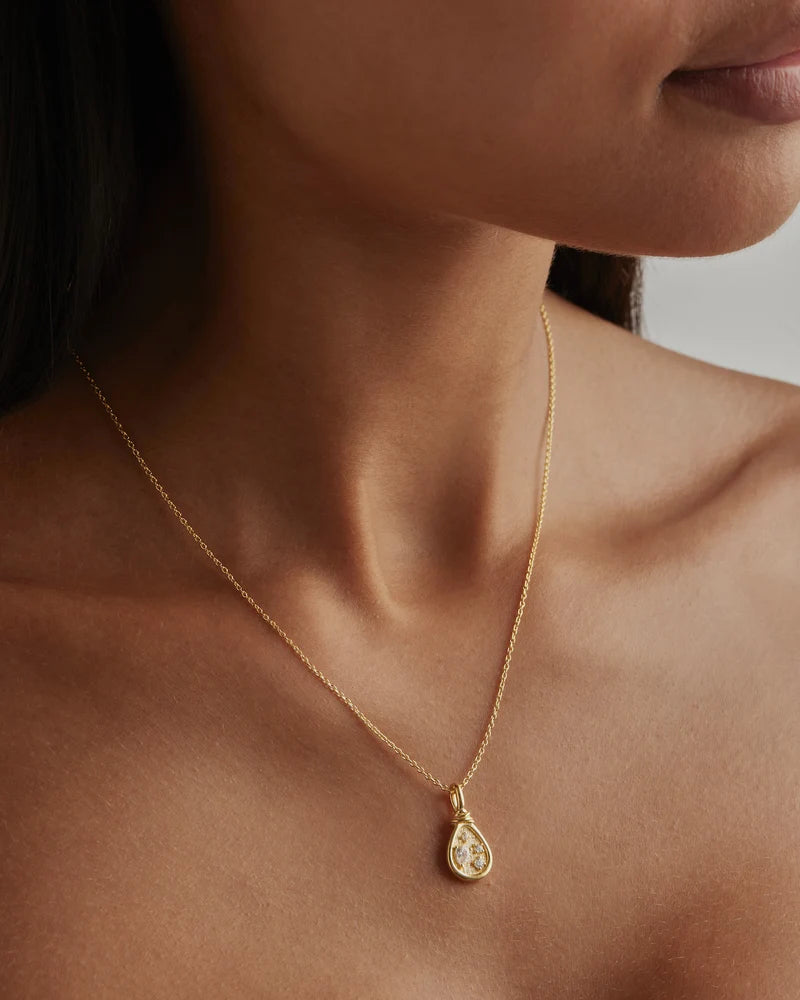 By Charlotte 18k Gold Vermeil Sunkissed Horizon Necklace