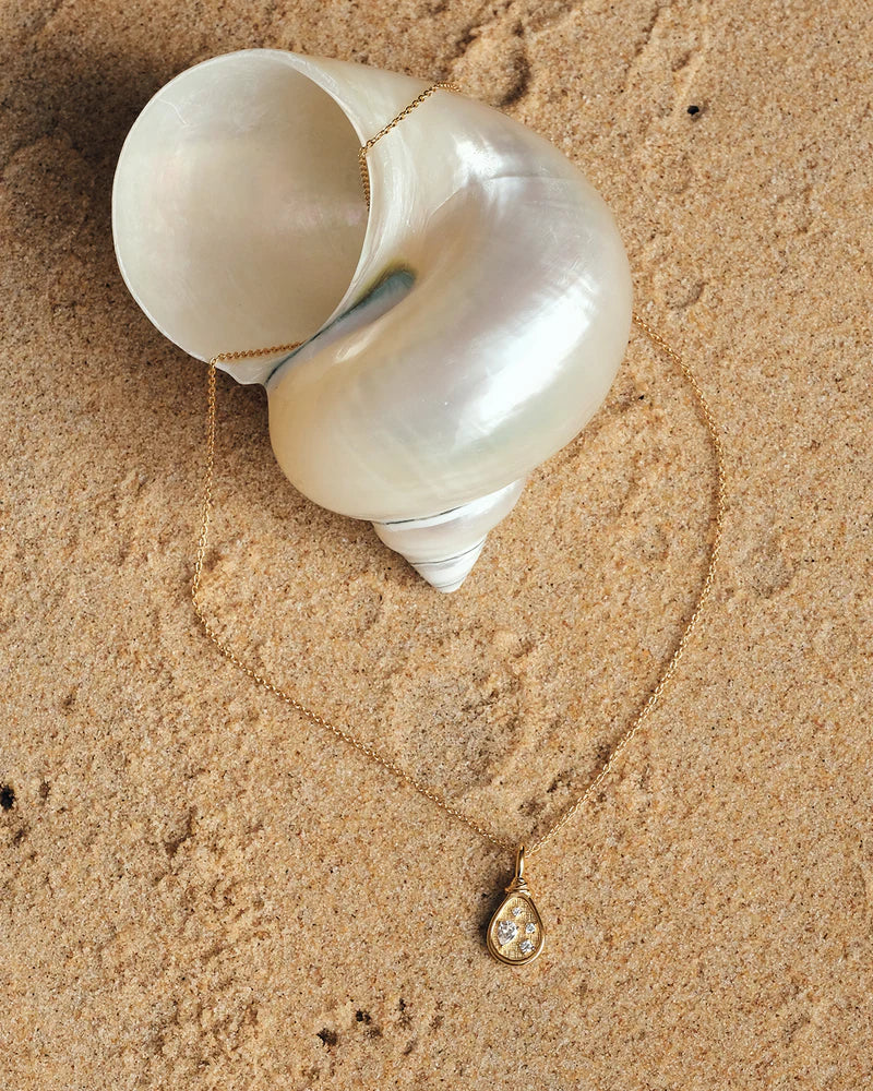 By Charlotte 18k Gold Vermeil Sunkissed Horizon Necklace