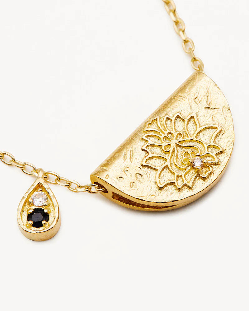 By Charlotte Lotus Birthstone- Sapphire September