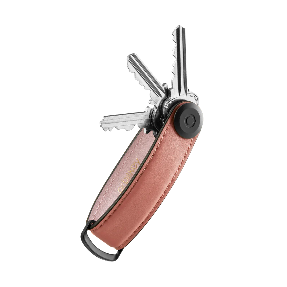 Orbitkey Leather Key Organiser- Cotton Candy