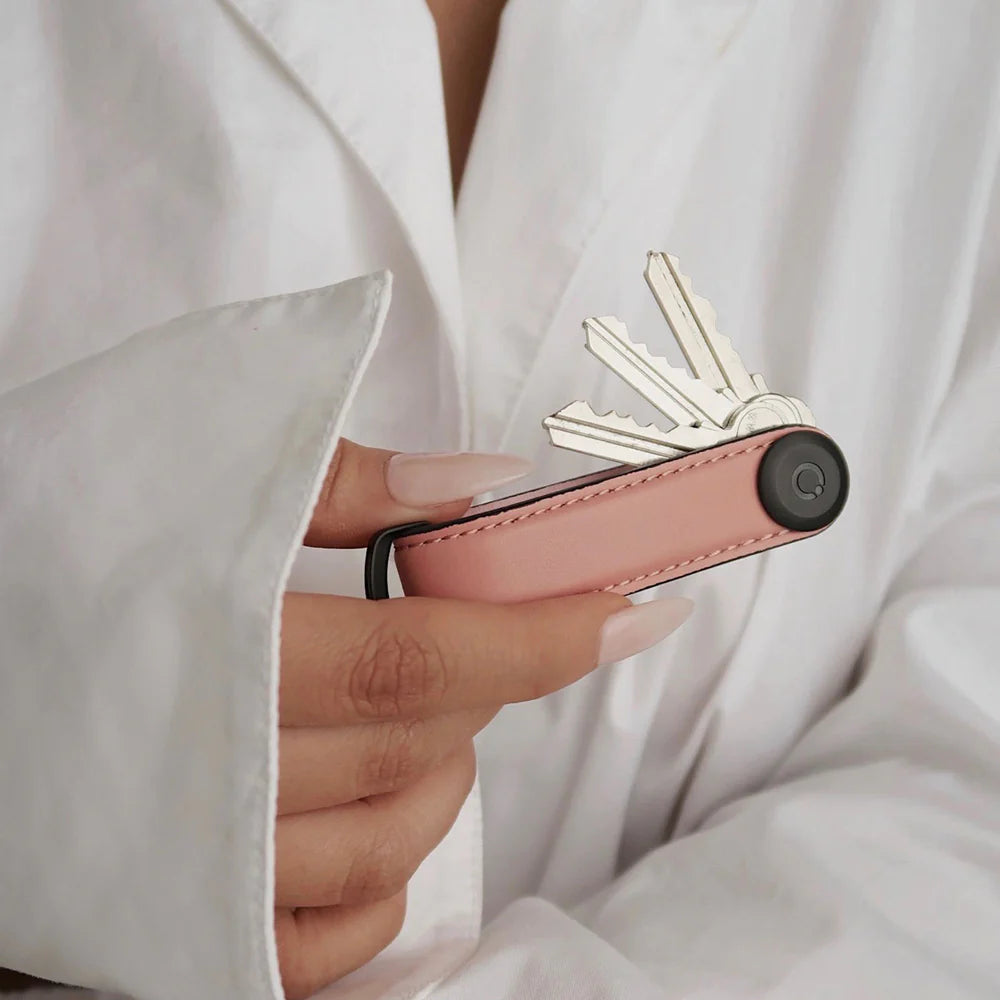 Orbitkey Leather Key Organiser- Cotton Candy
