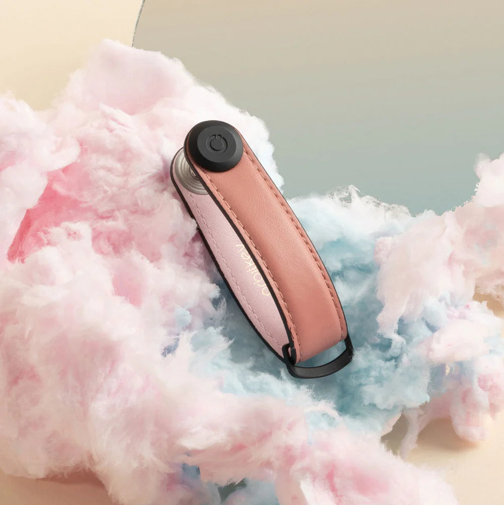 Orbitkey Leather Key Organiser- Cotton Candy