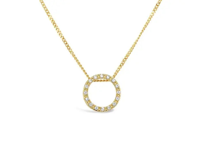 9ct Yellow Gold Evergem Circle of Life Pendant