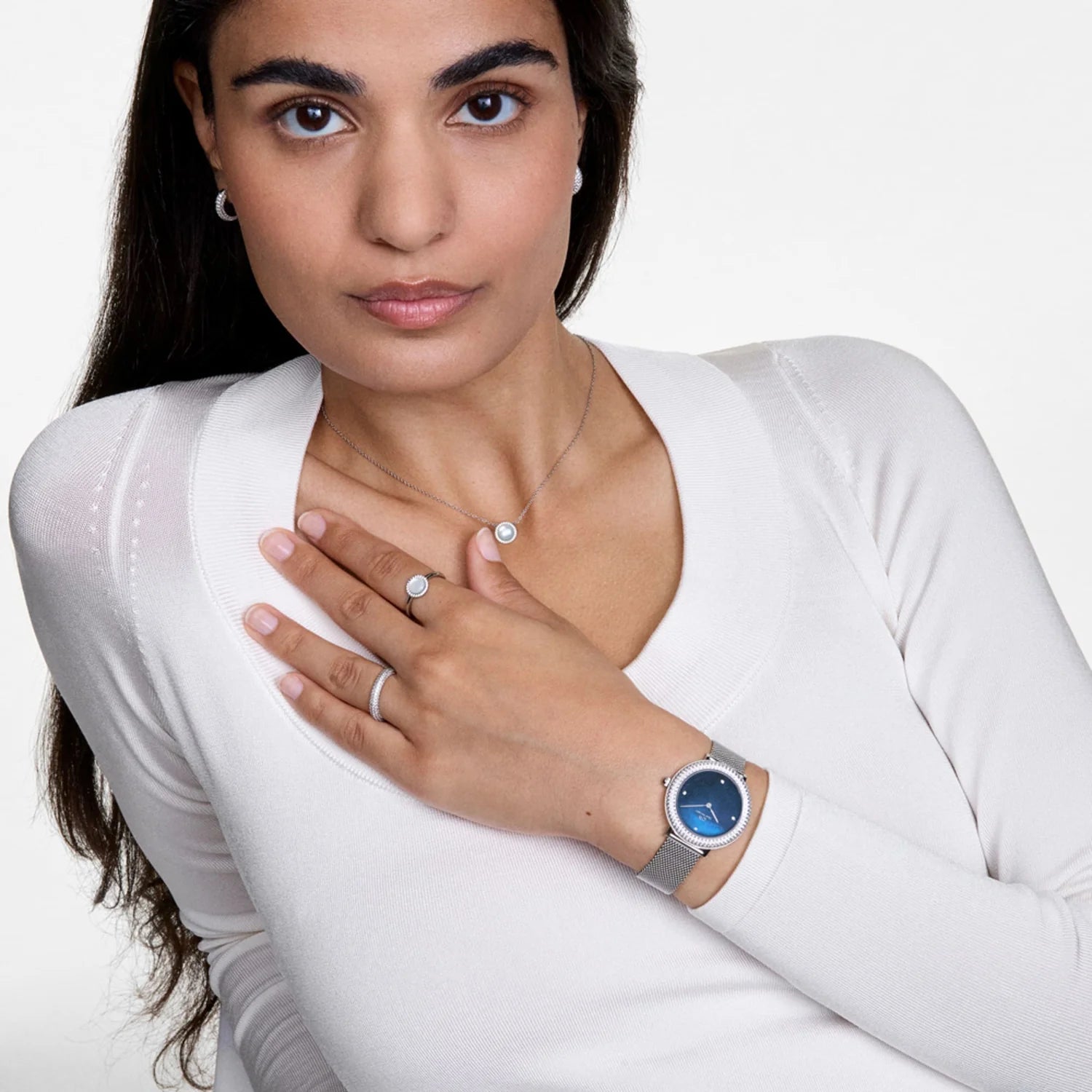 Daniel Wellington Crystalline Bezel Sterling Blue