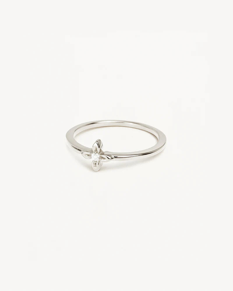 By Charlotte Sterling Silver Live in Light Ring