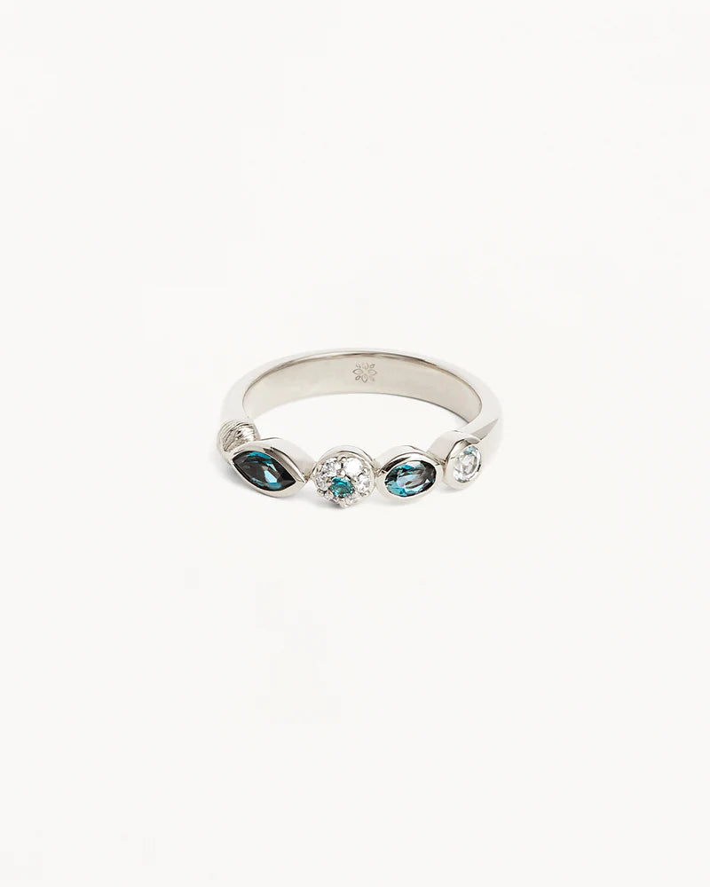 By Charlotte Sterling Silver Magic of Eye Topaz Ring