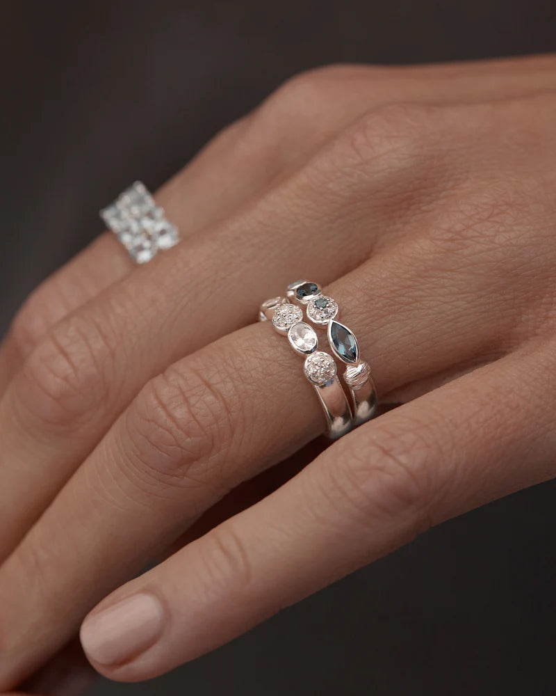 By Charlotte Sterling Silver Magic of Eye Topaz Ring