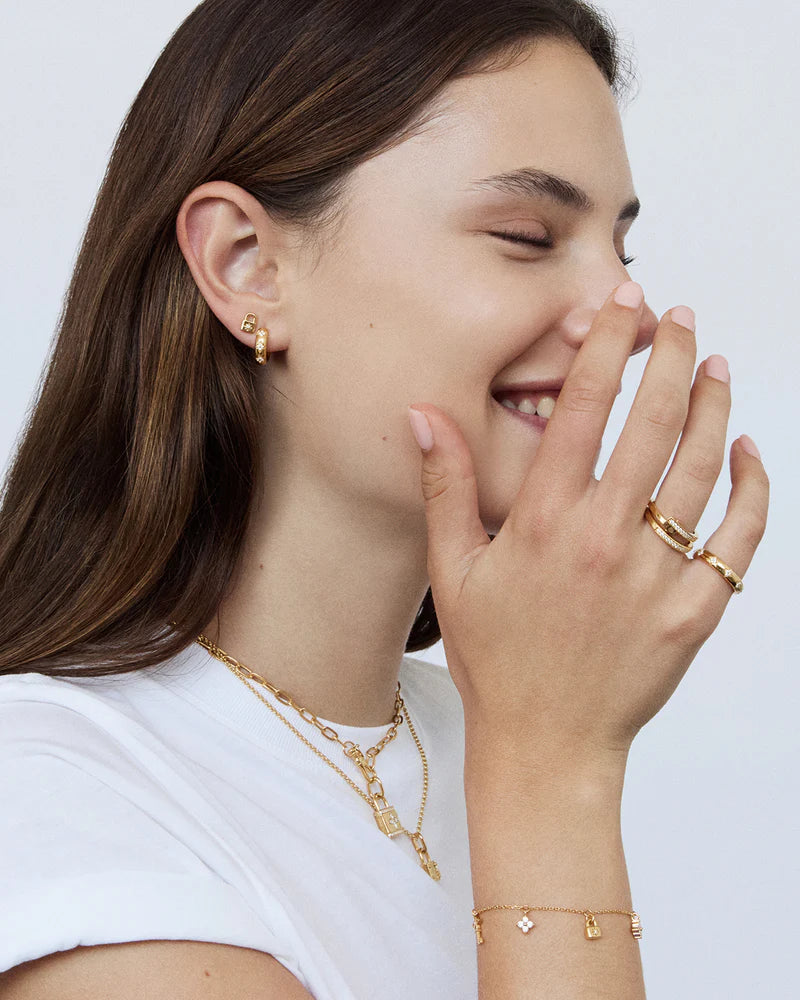 By Charlotte 18k Gold Vermeil Bloom With You Lotus Ring