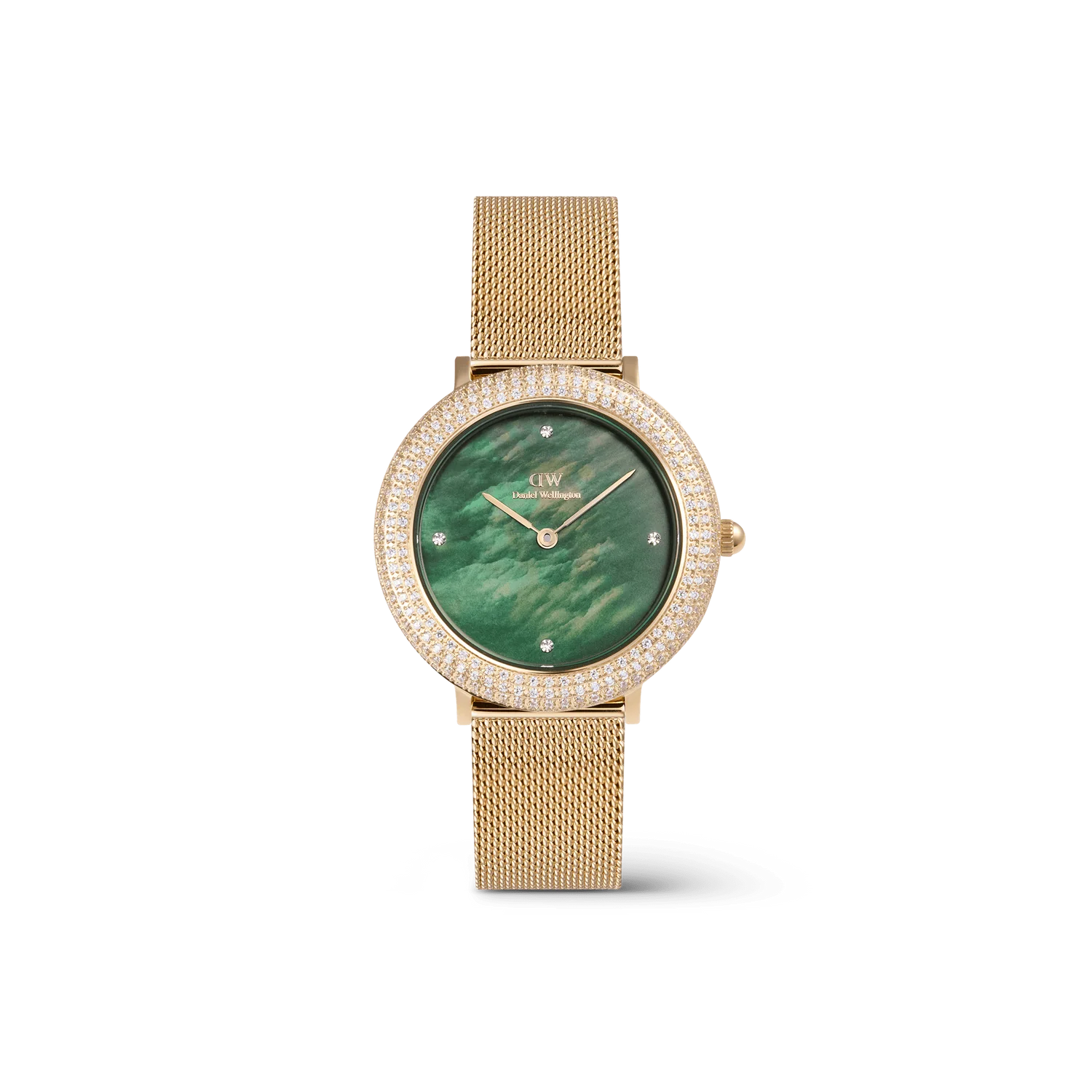 Daniel Wellington Crystalline Bezel Evergold Green