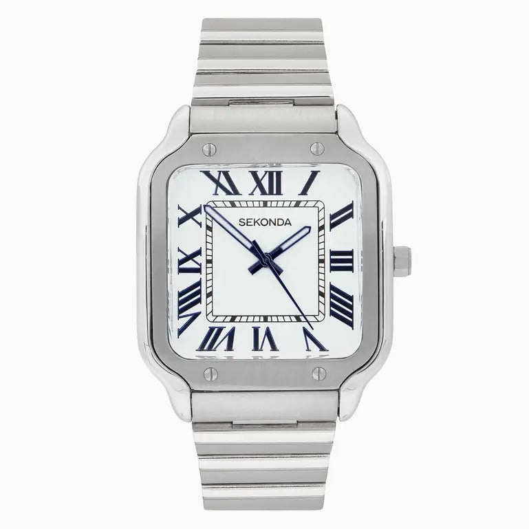 Sekonda Rene Men's Watch Silver Case and Stainless Steel Bracelet