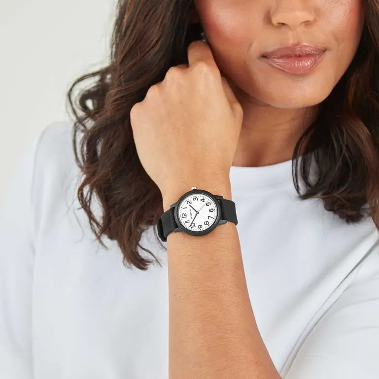 Sekonda Nova Ladies Watch | Black Case & Black Silicone Strap | 40798