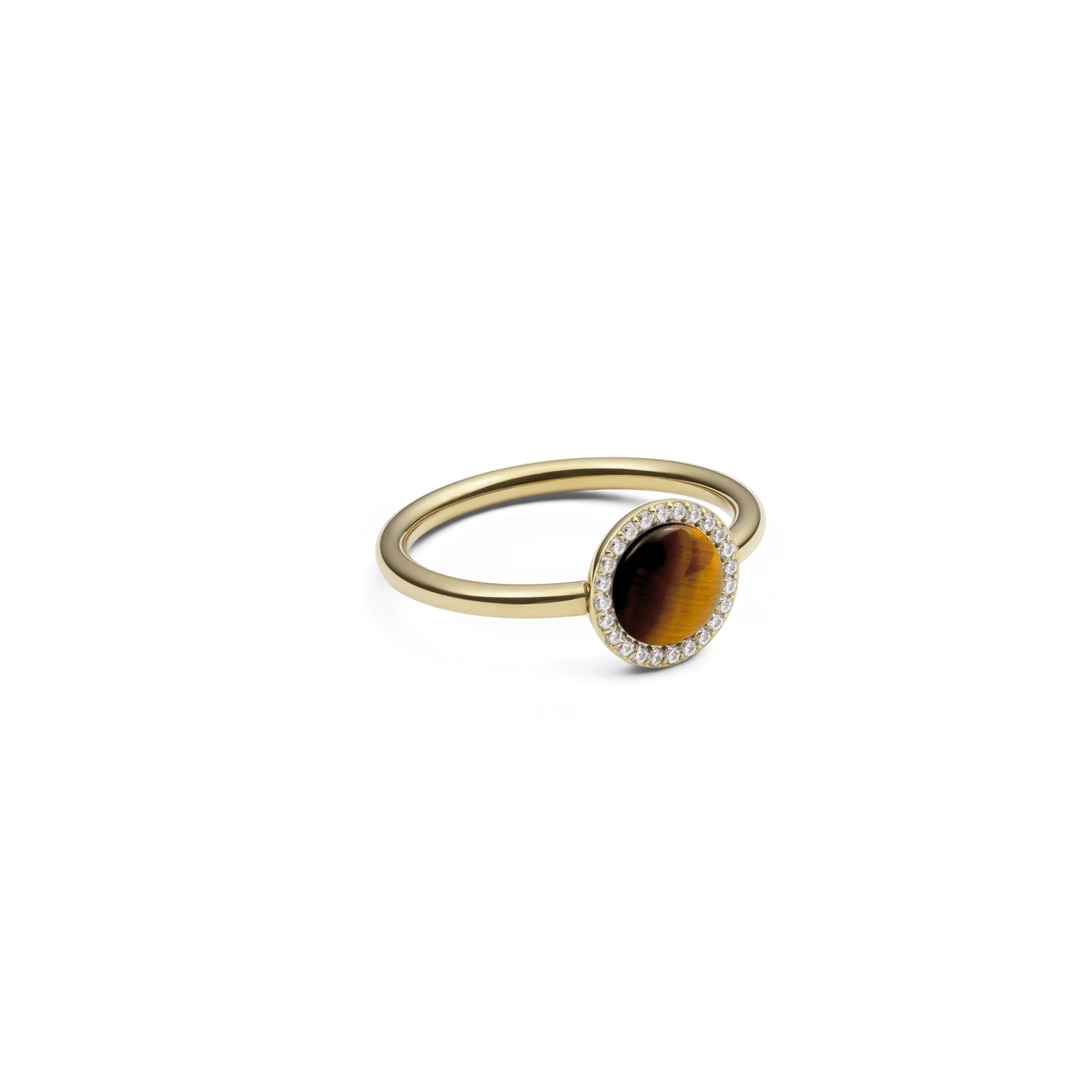 Daniel Wellington Audrey Ring Tiger Eye Gold
