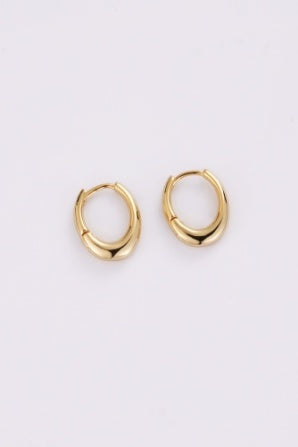 Zafino Pia Hoop Small Gold
