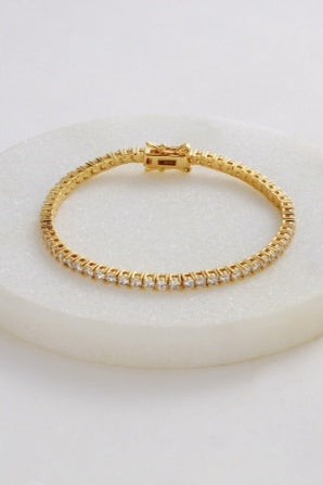 Zafino Dani Tennis Bracelet Gold