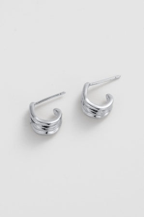 Zafino Lexi Hoop Small- Silver