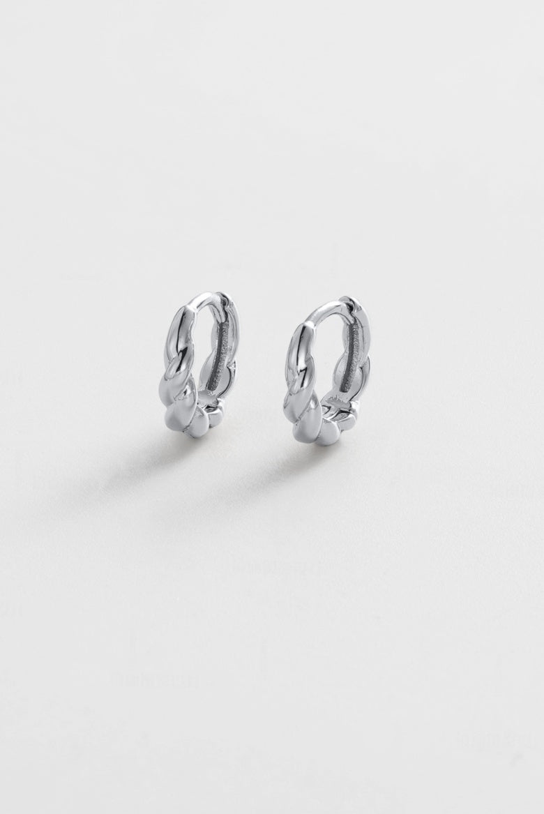 Zafino Marley Huggie Silver