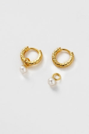 Zafino Emery Earring Pearl Gold