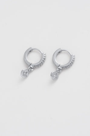 Zafino Holly Huggie Silver