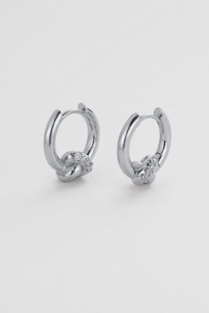 Zafino Elle Hoop Silver