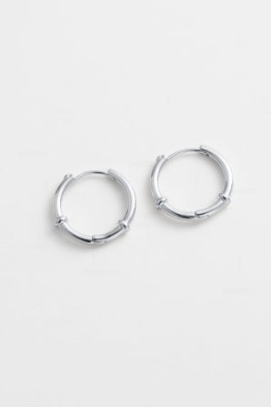 Zafino Tessa Hoop Silver