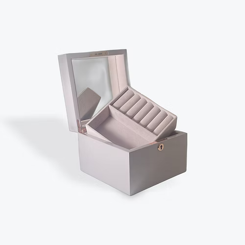 Lilac square jewel box