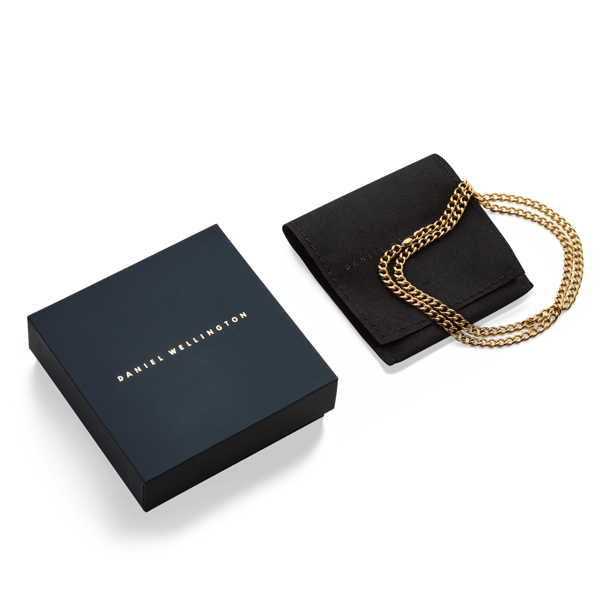 Daniel Wellington Ellipse 4mm Necklace Gold