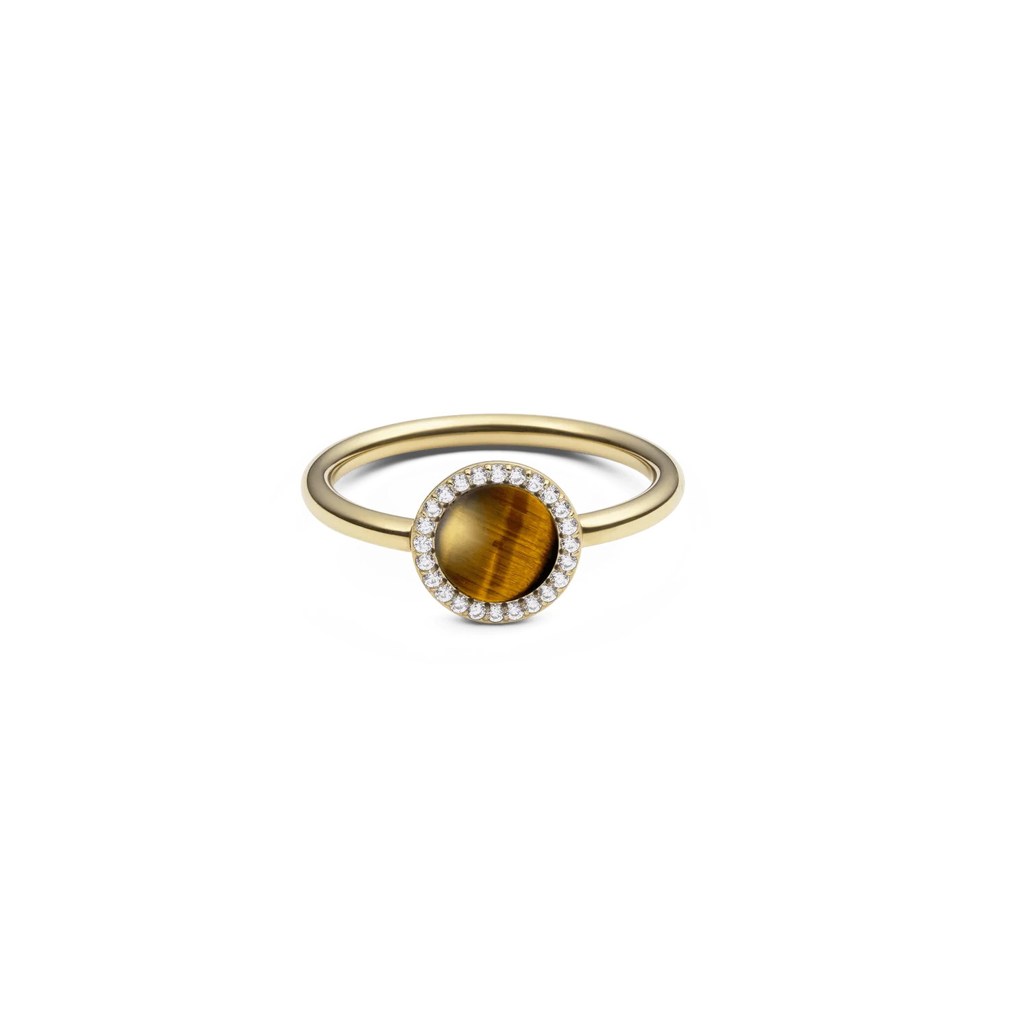 Daniel Wellington Audrey Ring Tiger Eye Gold