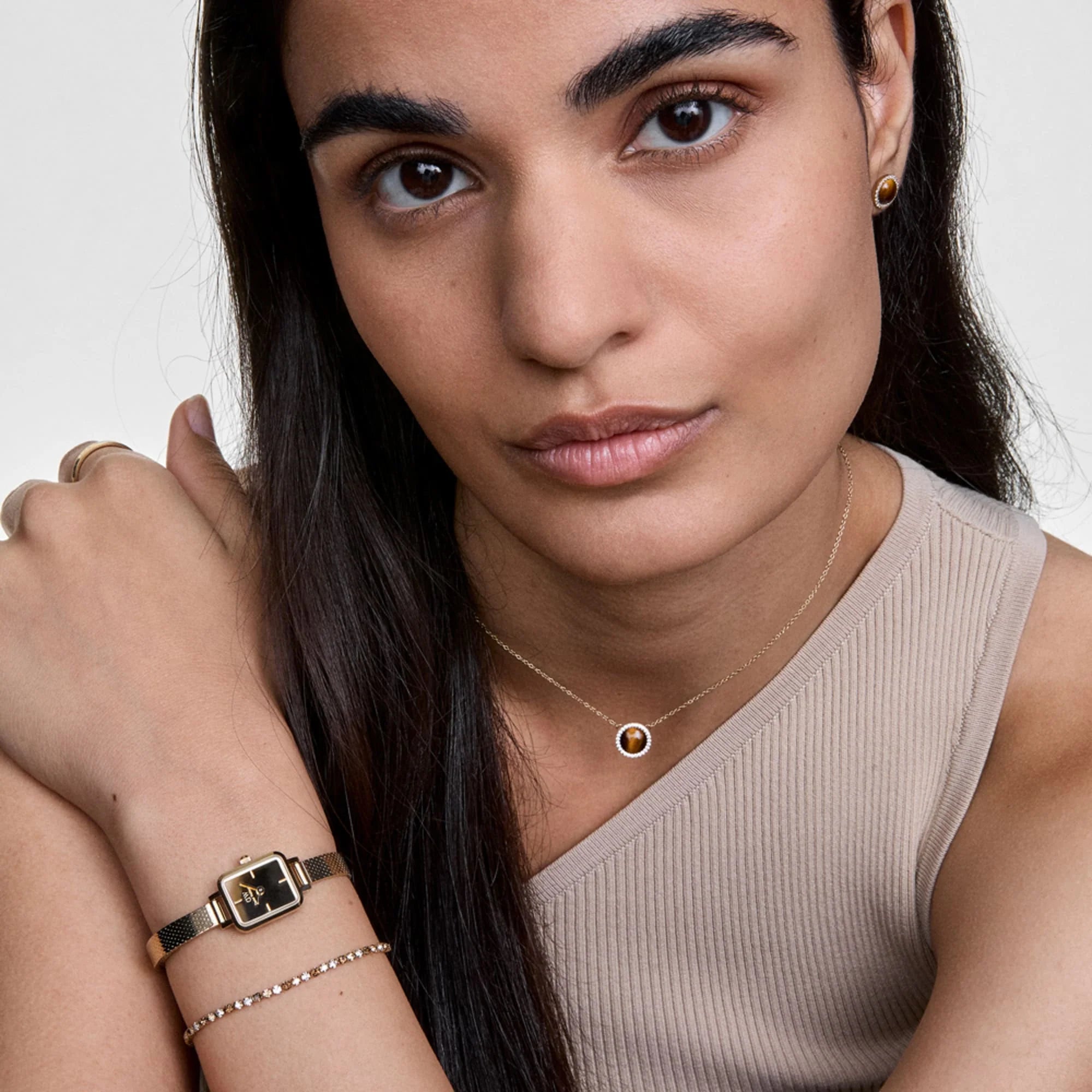Daniel Wellington Quadro Mini Mirror Gold