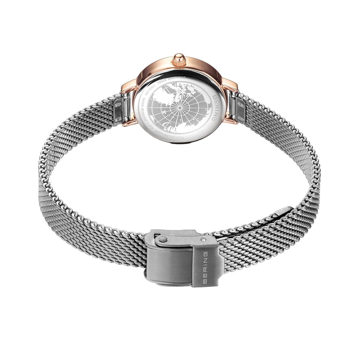 Bering Classic Rose Gold Siver Dial 26mm Watch