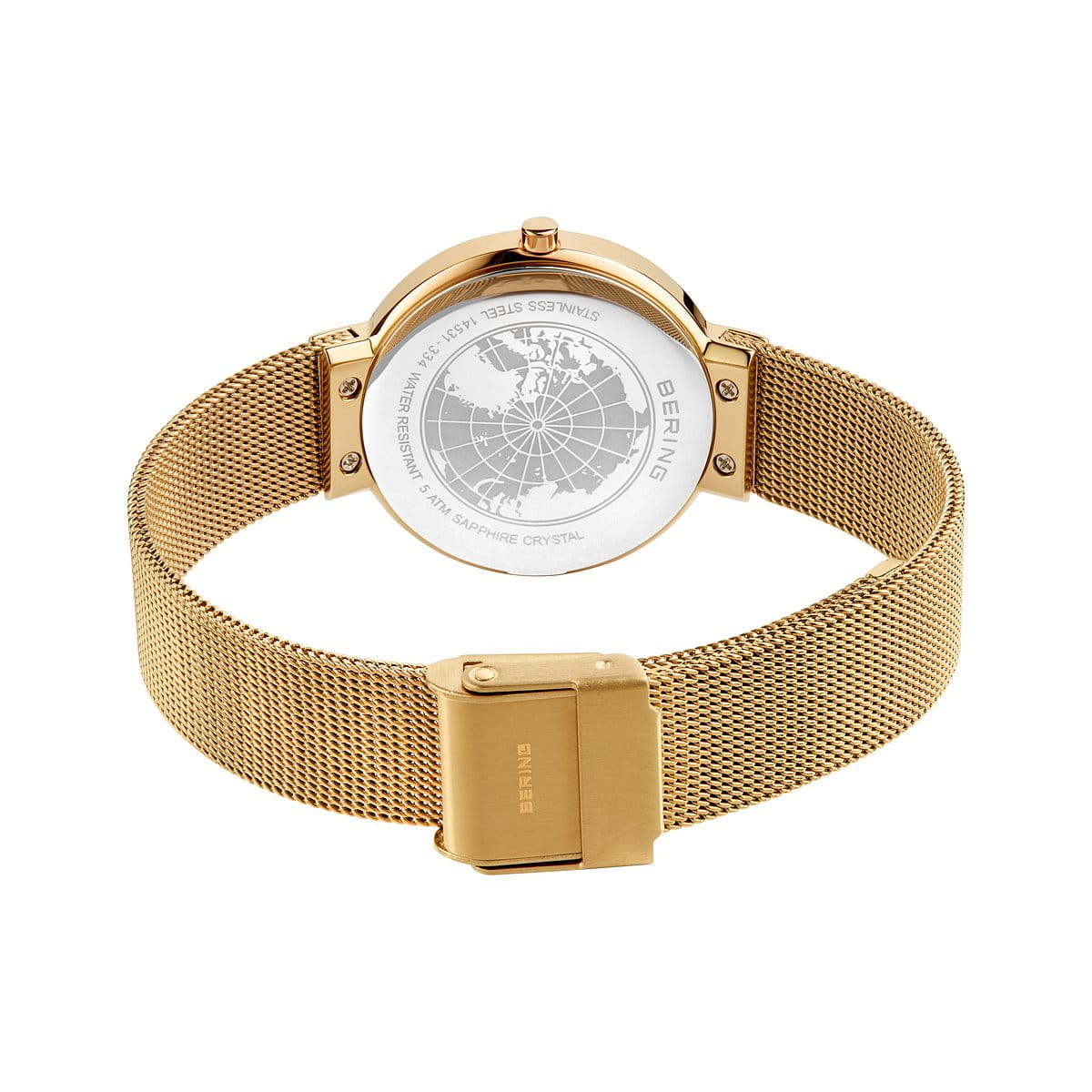 Bering Classic 31mm Polished/ Brushed Gold watch