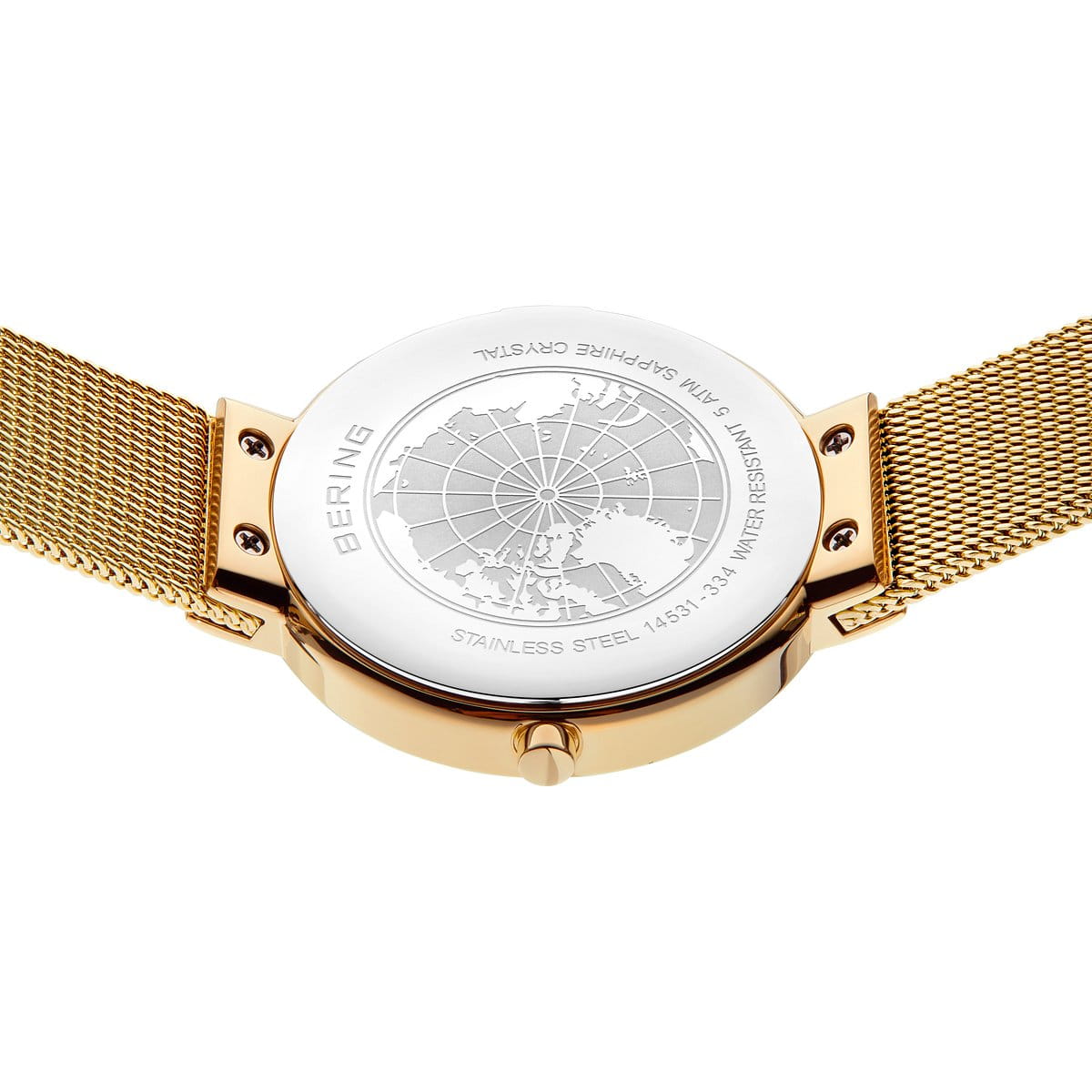 Bering Classic 31mm Polished/ Brushed Gold watch
