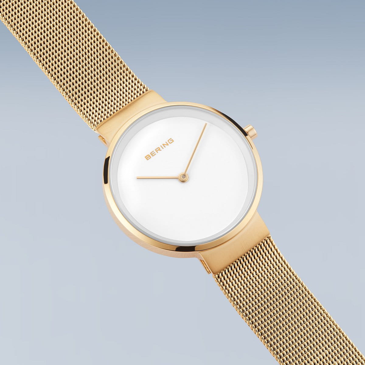 Bering Classic 31mm Polished/ Brushed Gold watch