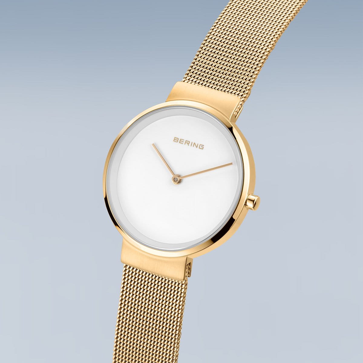 Bering Classic 31mm Polished/ Brushed Gold watch