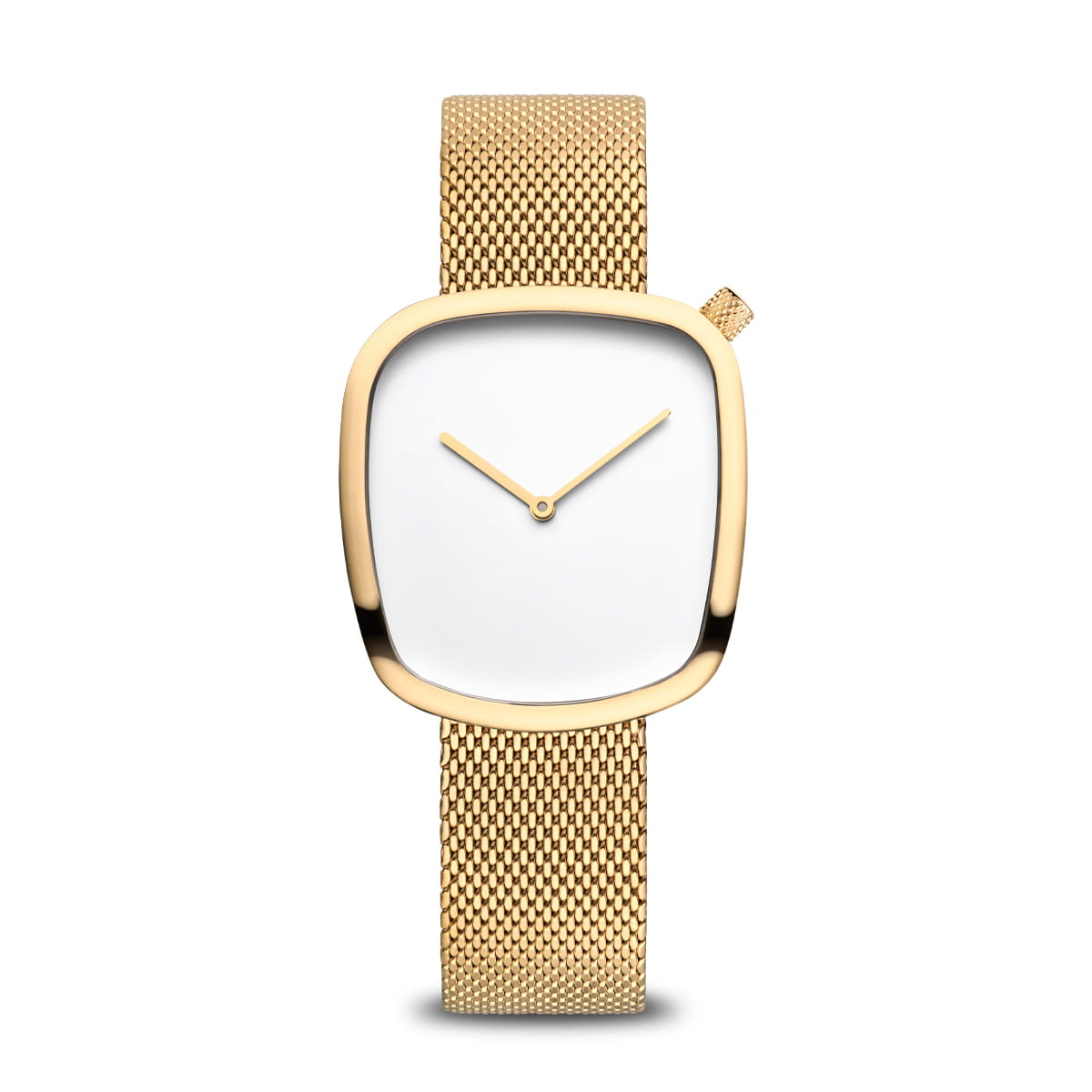 Bering Pebble 34mm Polished gold Watch