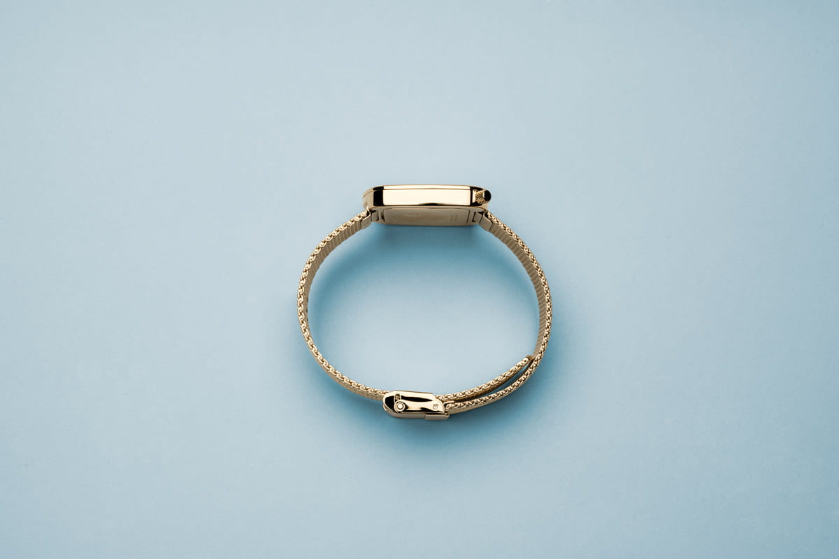 Bering Pebble 34mm Polished gold Watch