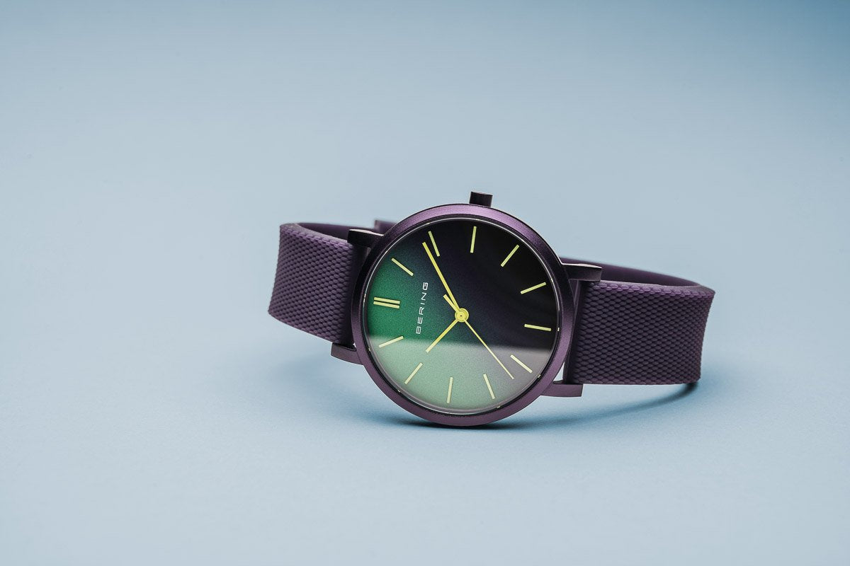 Bering True Aurora Mat Purple Watch