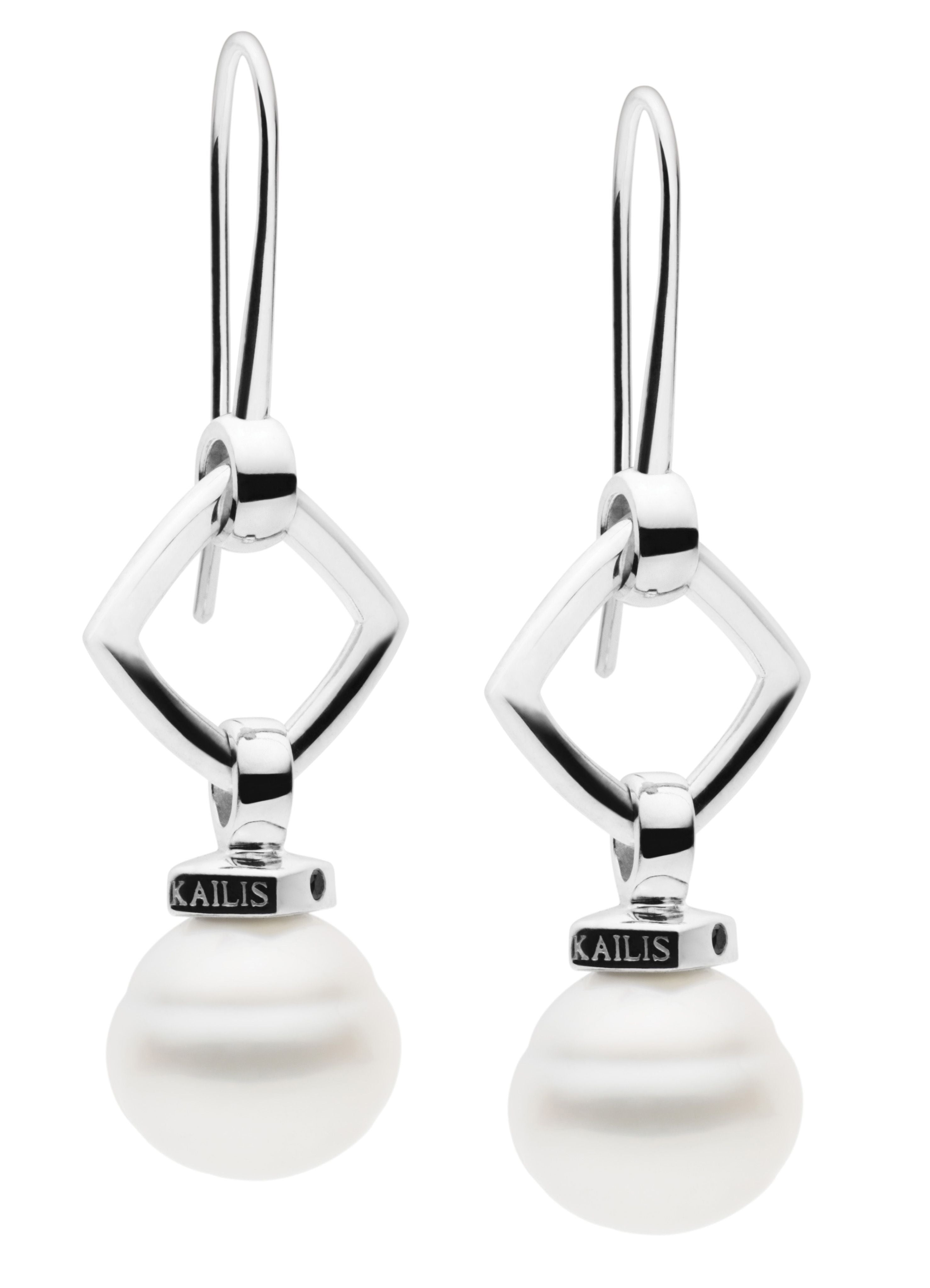 Kailis Silver Geometric Earrings